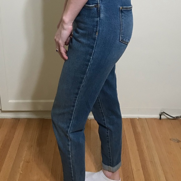 Universal Thread blue jean cuffed overalls - Picture 3 of 3